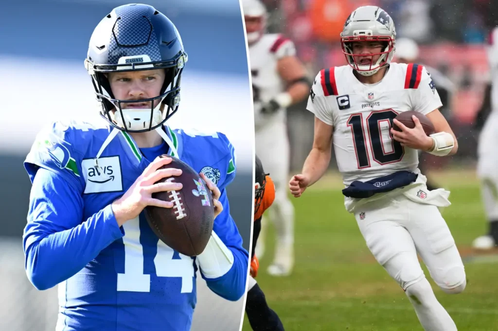 The journey of Sam Darnold and Drake Maye to the Super Bowl