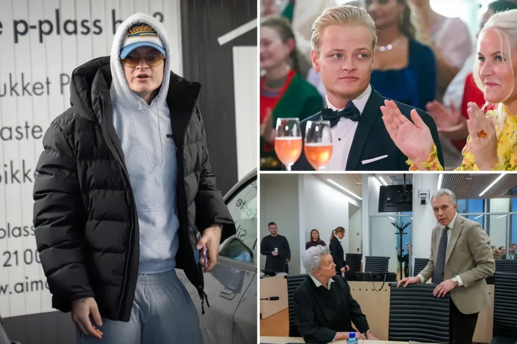 The son of Norway's crown princess, Marius Borg Høiby, enters a not guilty plea to rape allegations at the start of his trial in Oslo.