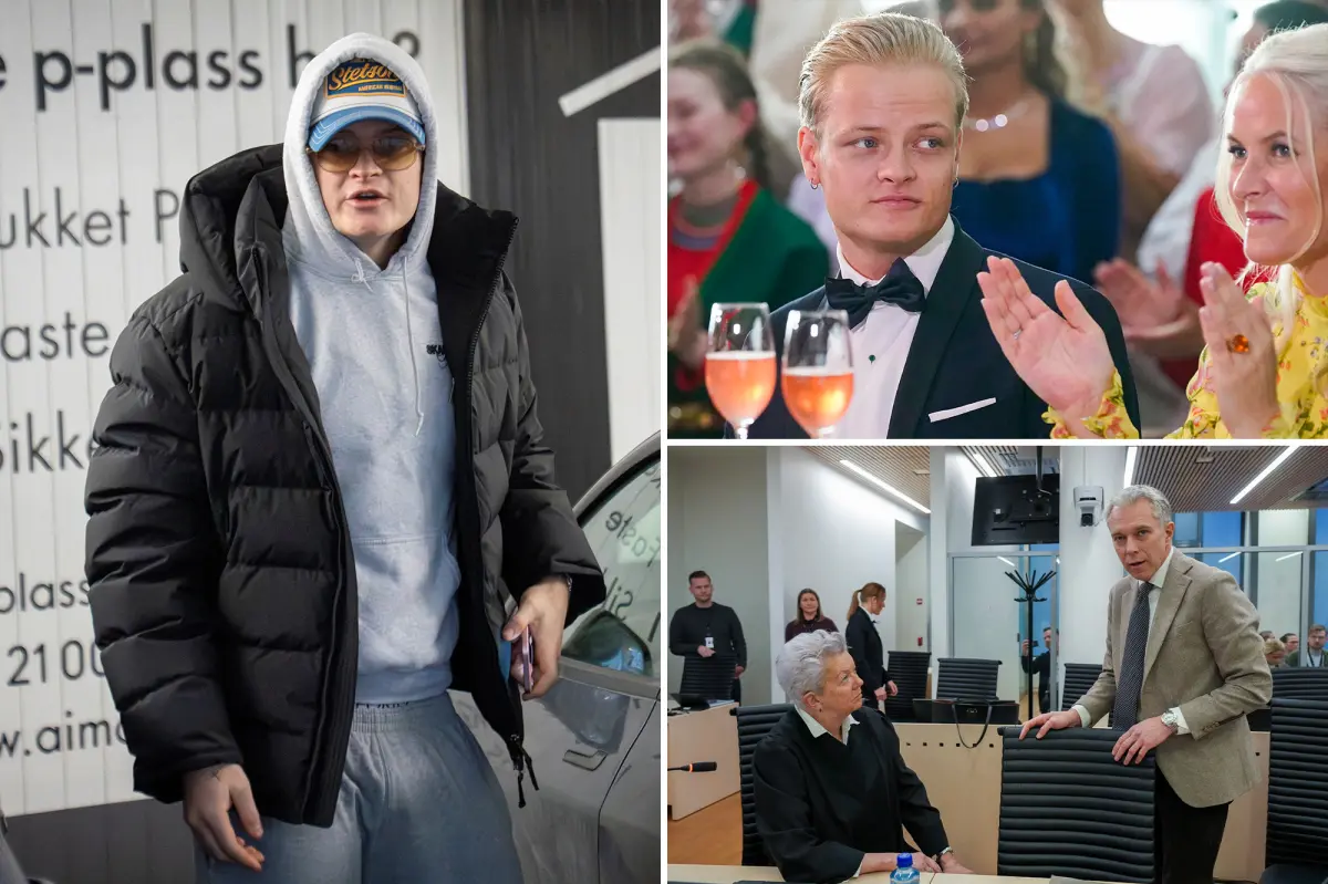 The son of Norway's crown princess, Marius Borg Høiby, enters a not guilty plea to rape allegations at the start of his trial in Oslo.