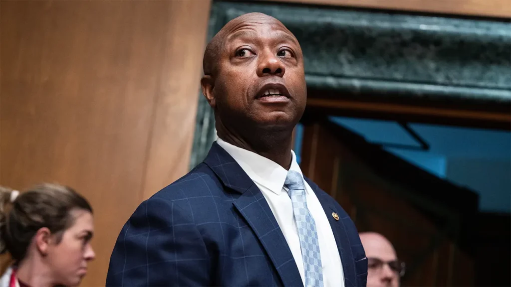 Tim Scott cautions that the GOP will encounter challenging Senate contests in the 2026 midterm elections