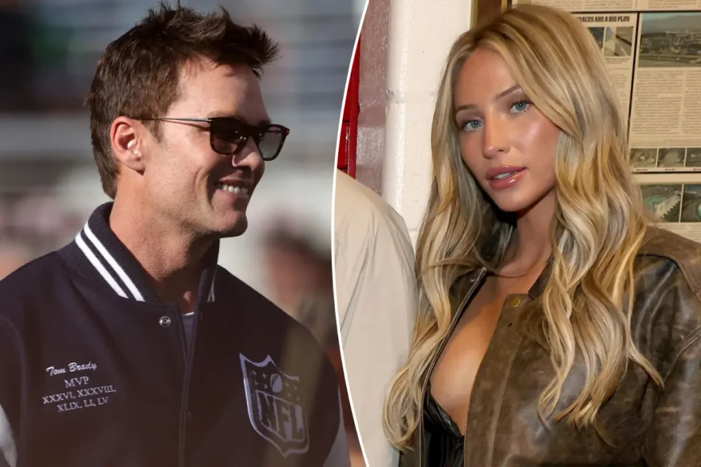 Tom Brady and Alix Earle seen together after the 2026 Super Bowl.