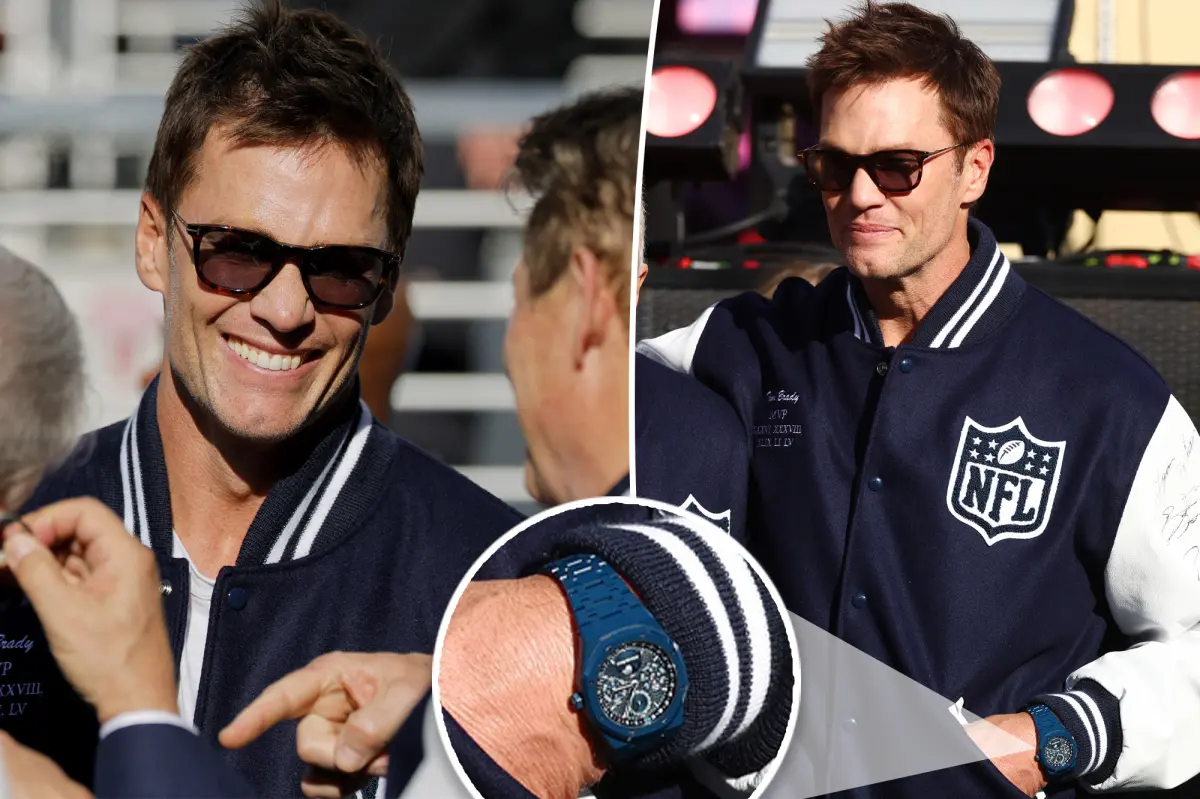 Tom Brady sports a $500,000 Audemars Piguet watch at Super Bowl 2026