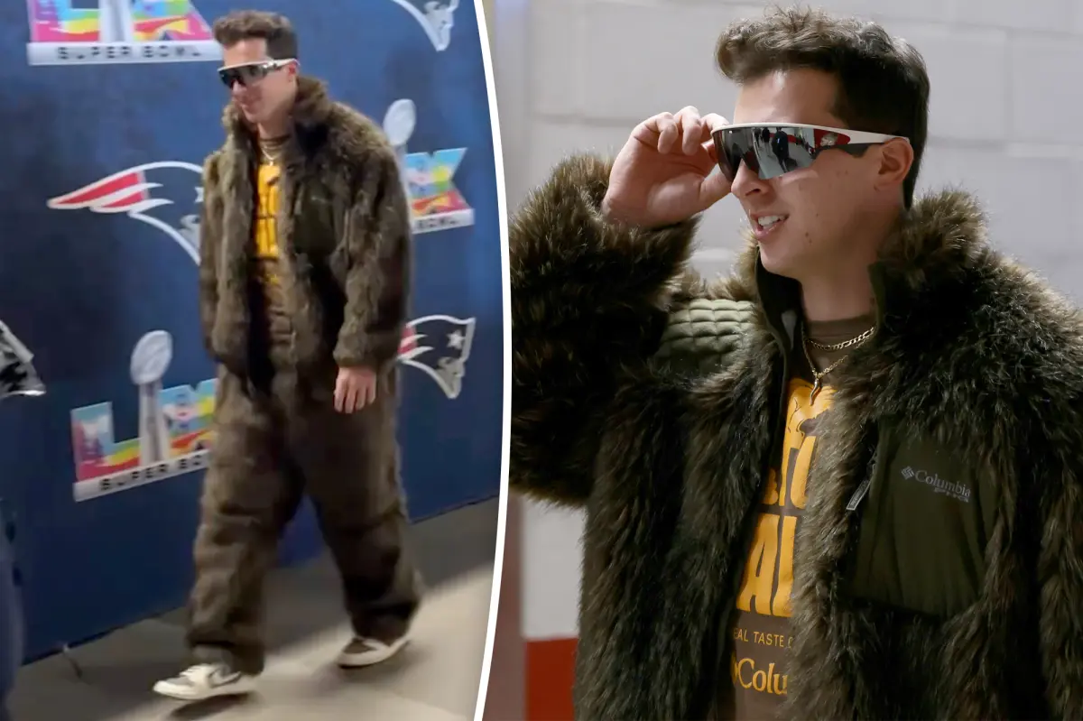 Tommy DeVito embraces a grizzly bear style in his daring Super Bowl 2026 appearance—featuring an unusual twist.