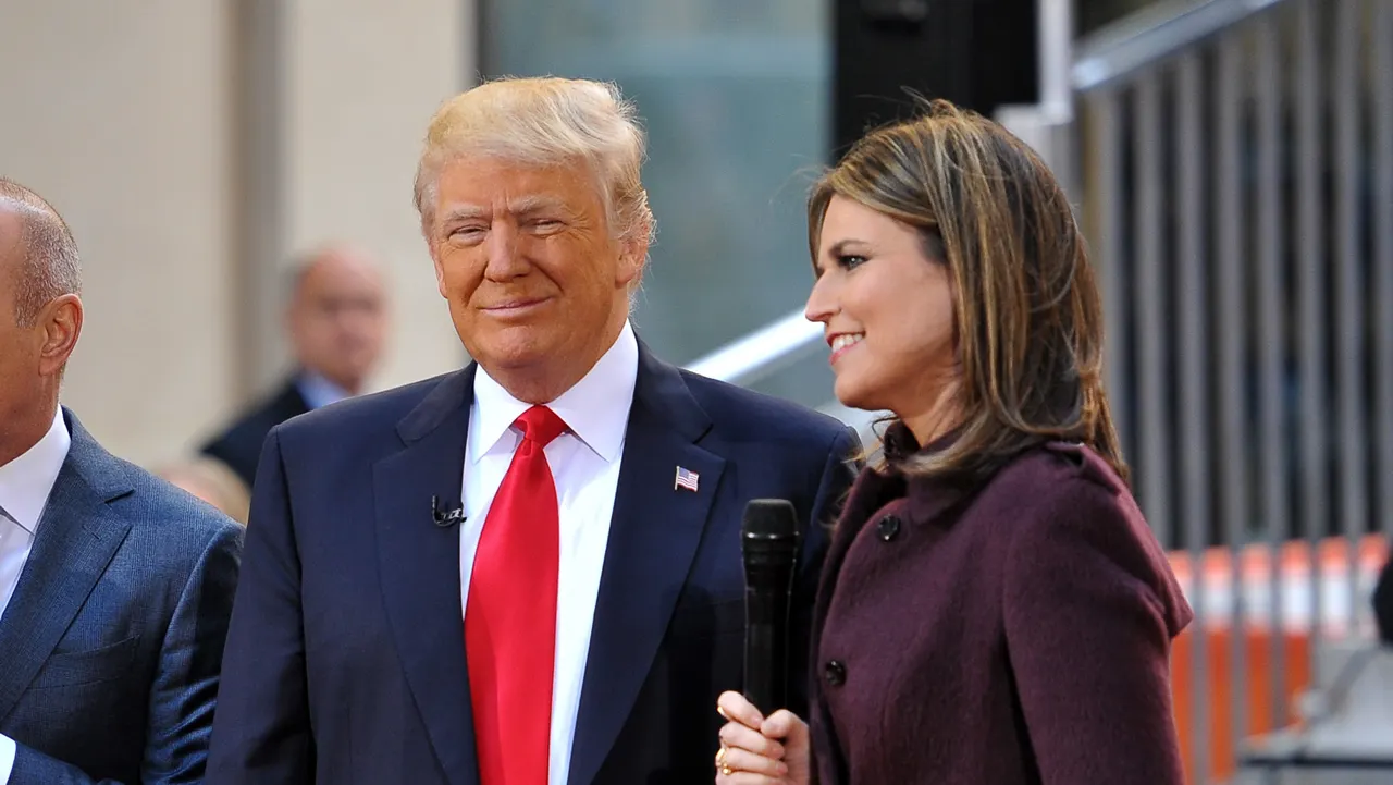 Trump promises to contact Savannah Guthrie after his mother's disappearance.