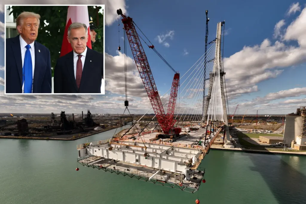 Trump states he will prevent the US-Canada bridge unless Canada engages in trade discussions.