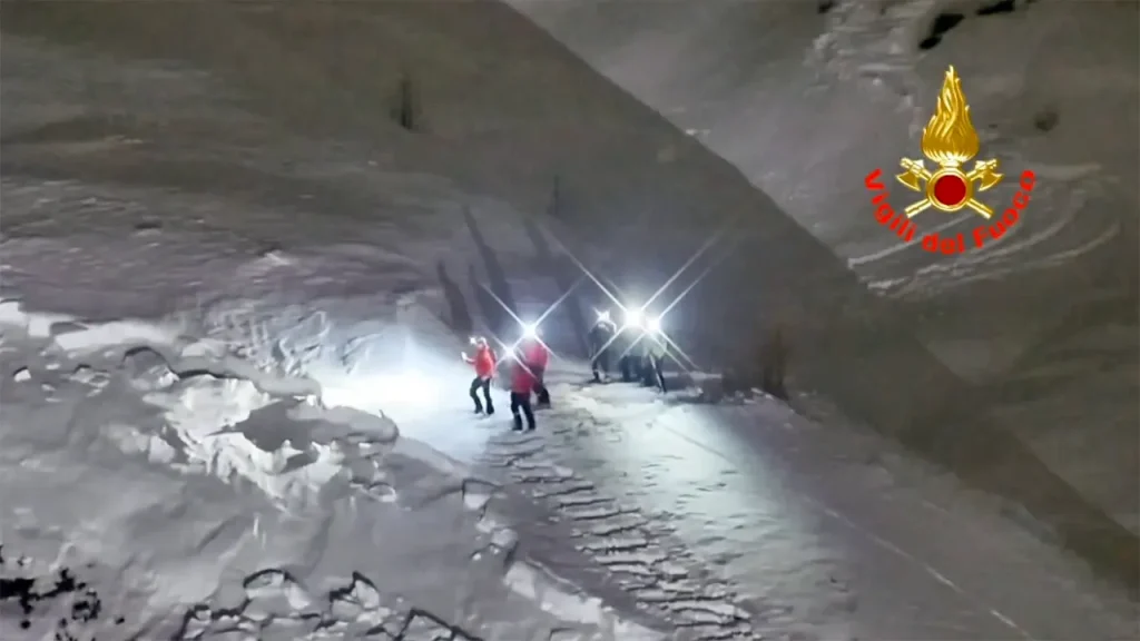Two American skiers saved in the Italian Alps close to the Olympic site