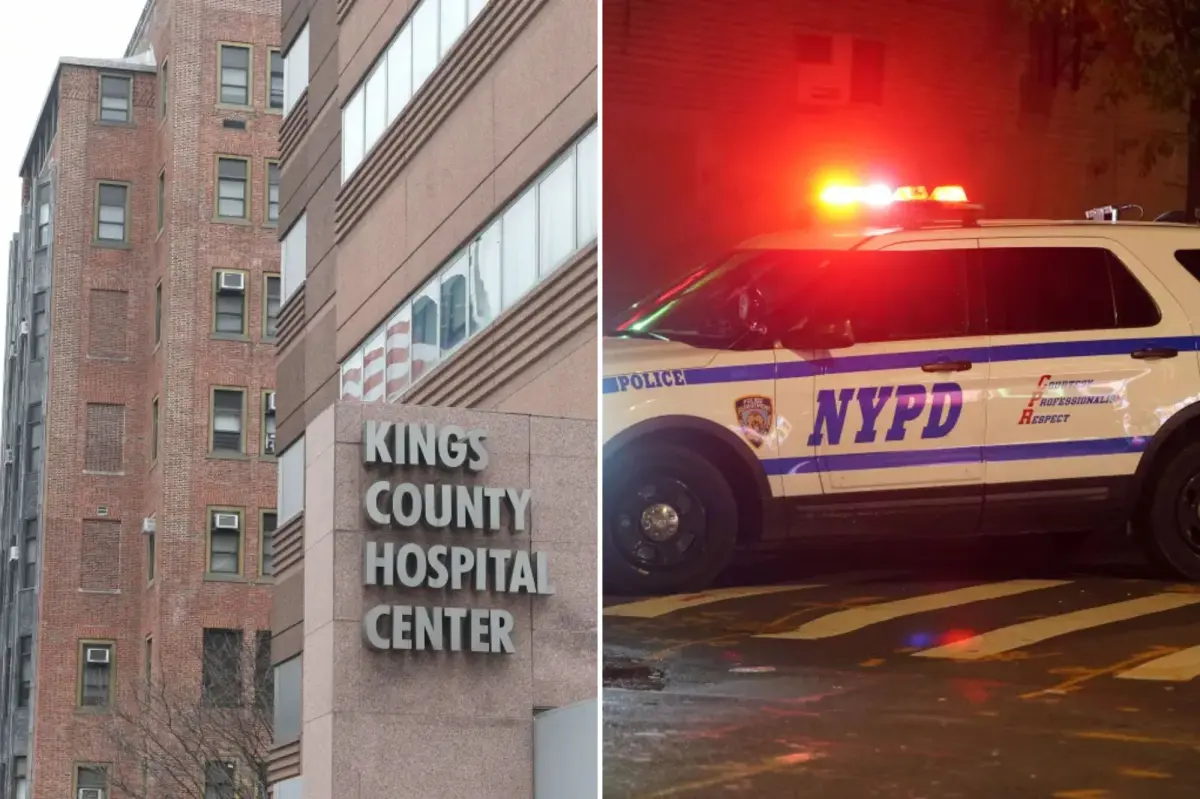 Two security guards arrested for blocking NYPD officers from accessing a psychiatric ward at a New York City hospital.