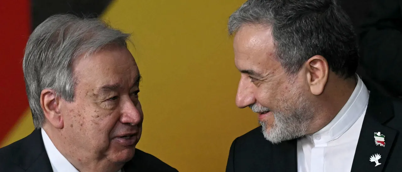 UN Leader Commends Iran on the Anniversary of the Violent Islamic Revolution