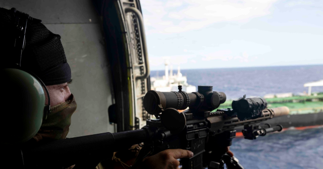 U.S. Military Pursues and Boards Ship Challenging American Authority in the Indian Ocean