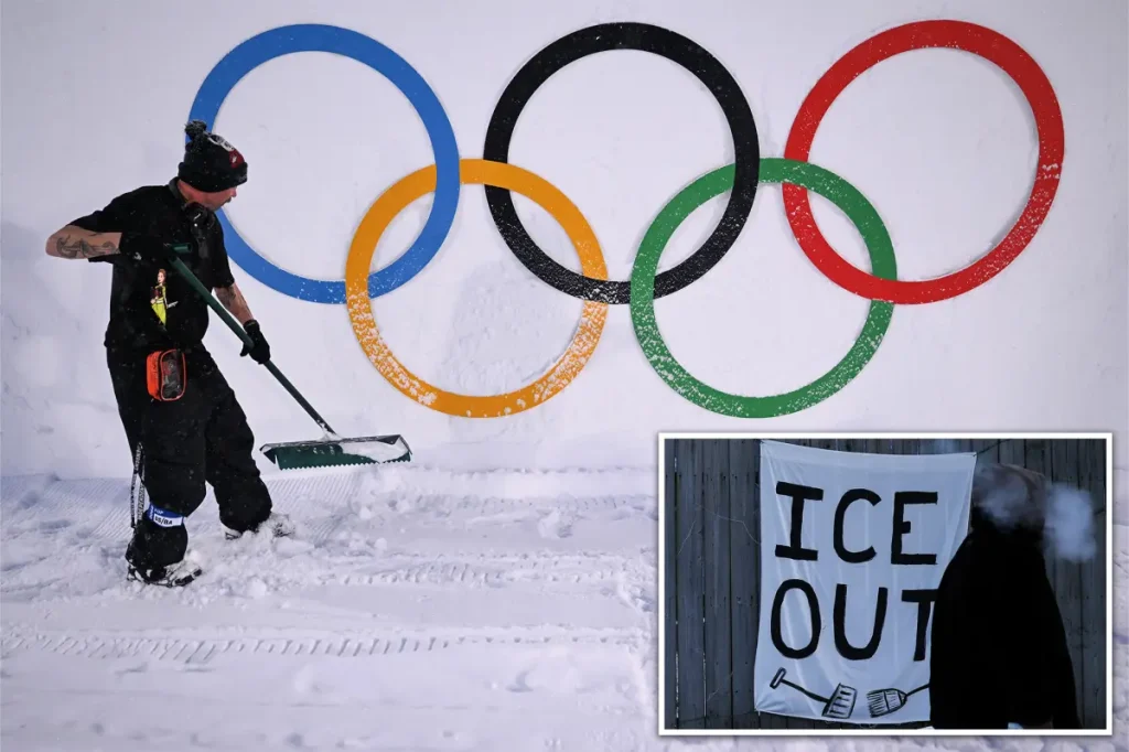US Winter Olympic officials rename hospitality area formerly known as 'Ice House' following protests