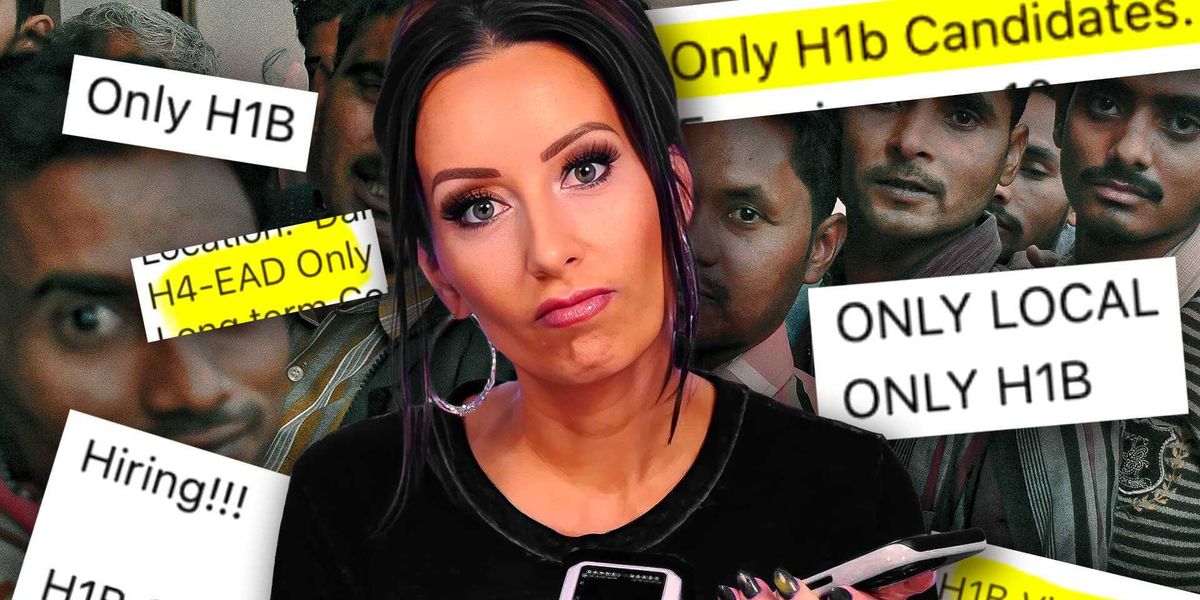 US companies reportedly hiring exclusively visa workers, excluding American applicants.