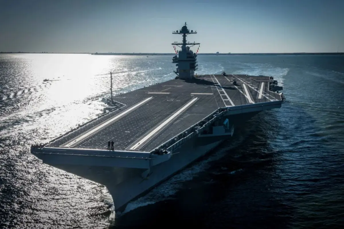 USS Gerald R Ford deployed to the Middle East amid rising tensions with Iran