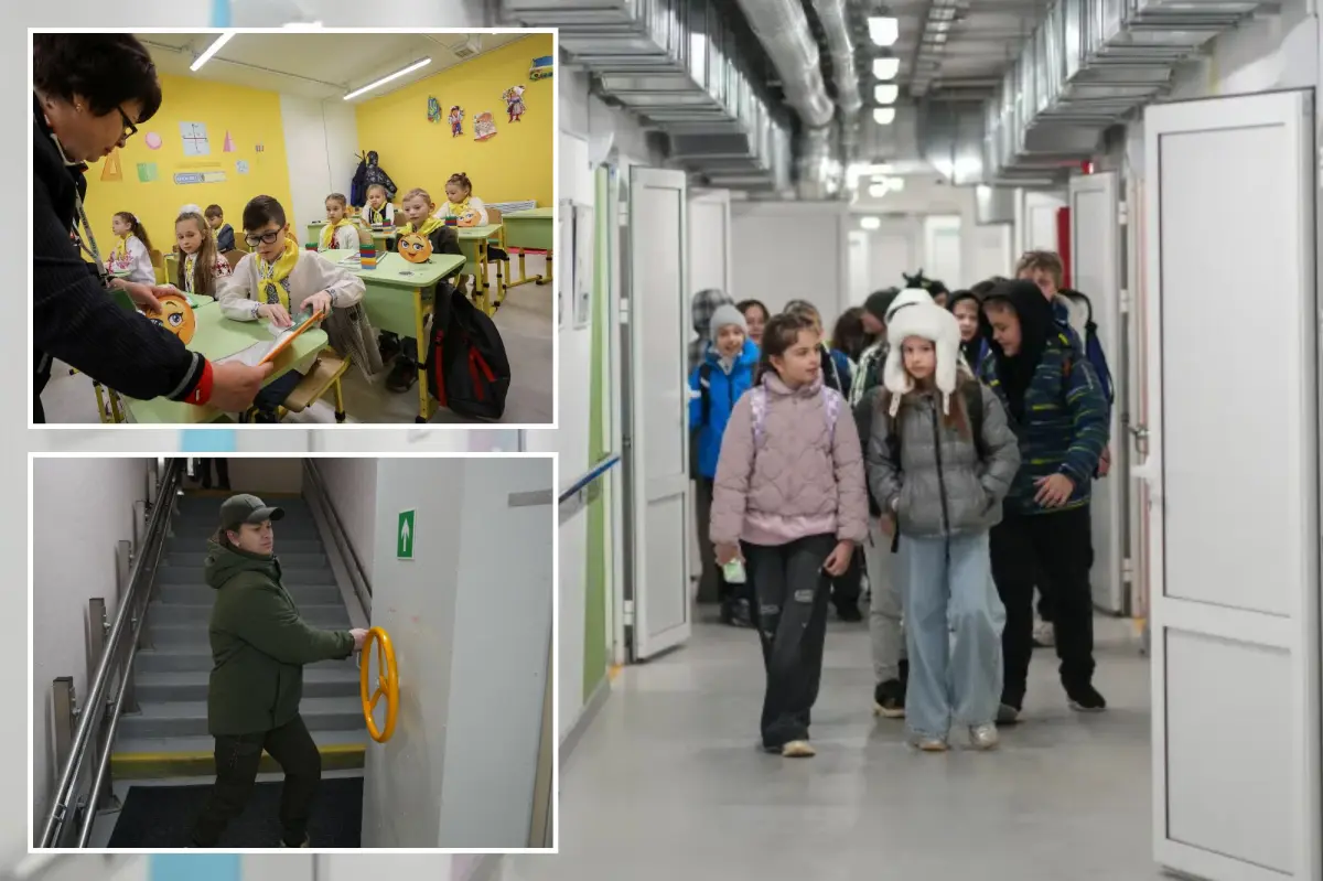 Ukraine's 'Fortress Kharkiv' has endured the frontlines by allowing children to attend school underground.