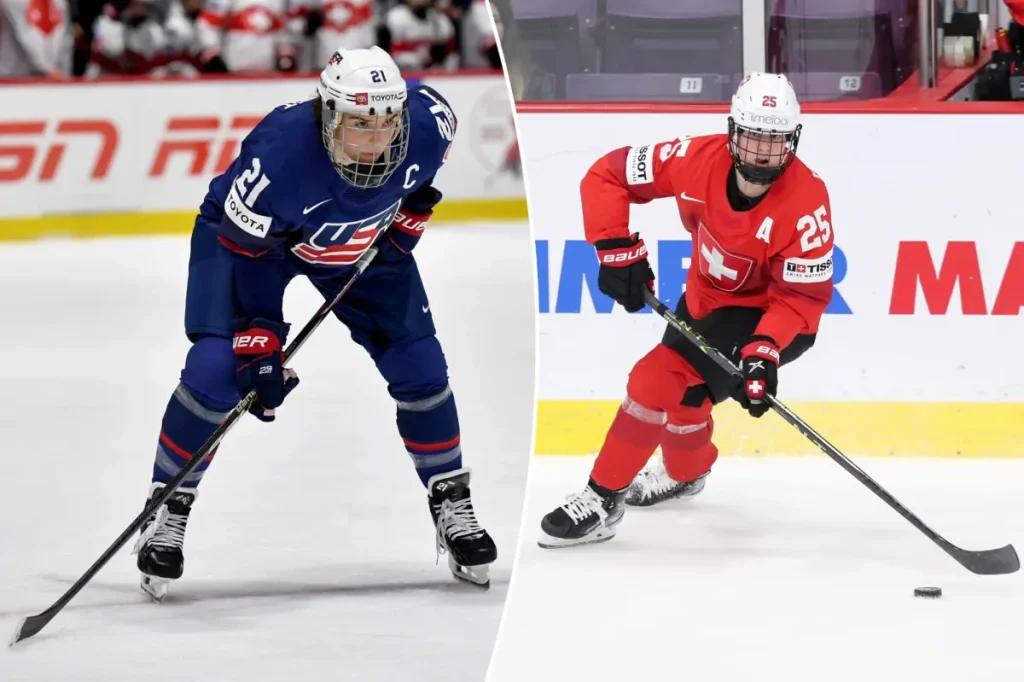 Viewing the Switzerland vs. USA Women's Hockey match at the 2026 Olympics