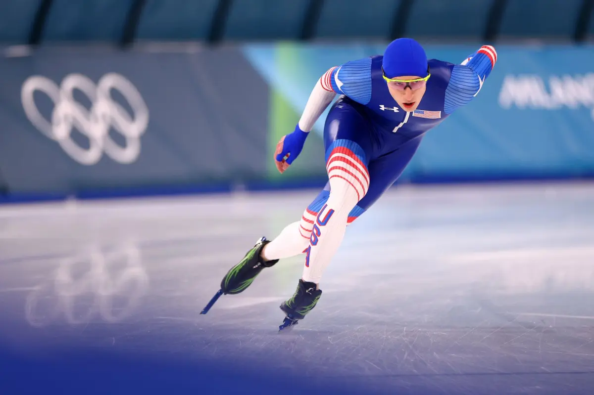 Ways to watch Jordan Stolz compete in the men's 1000m speed skating event at the Olympics without cost