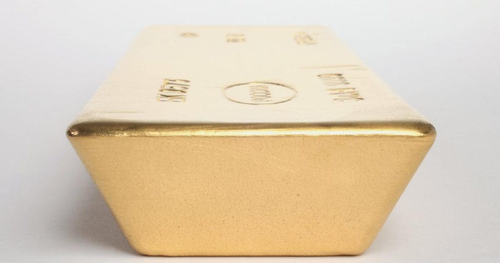 What is the current value of a 400-ounce gold bar?