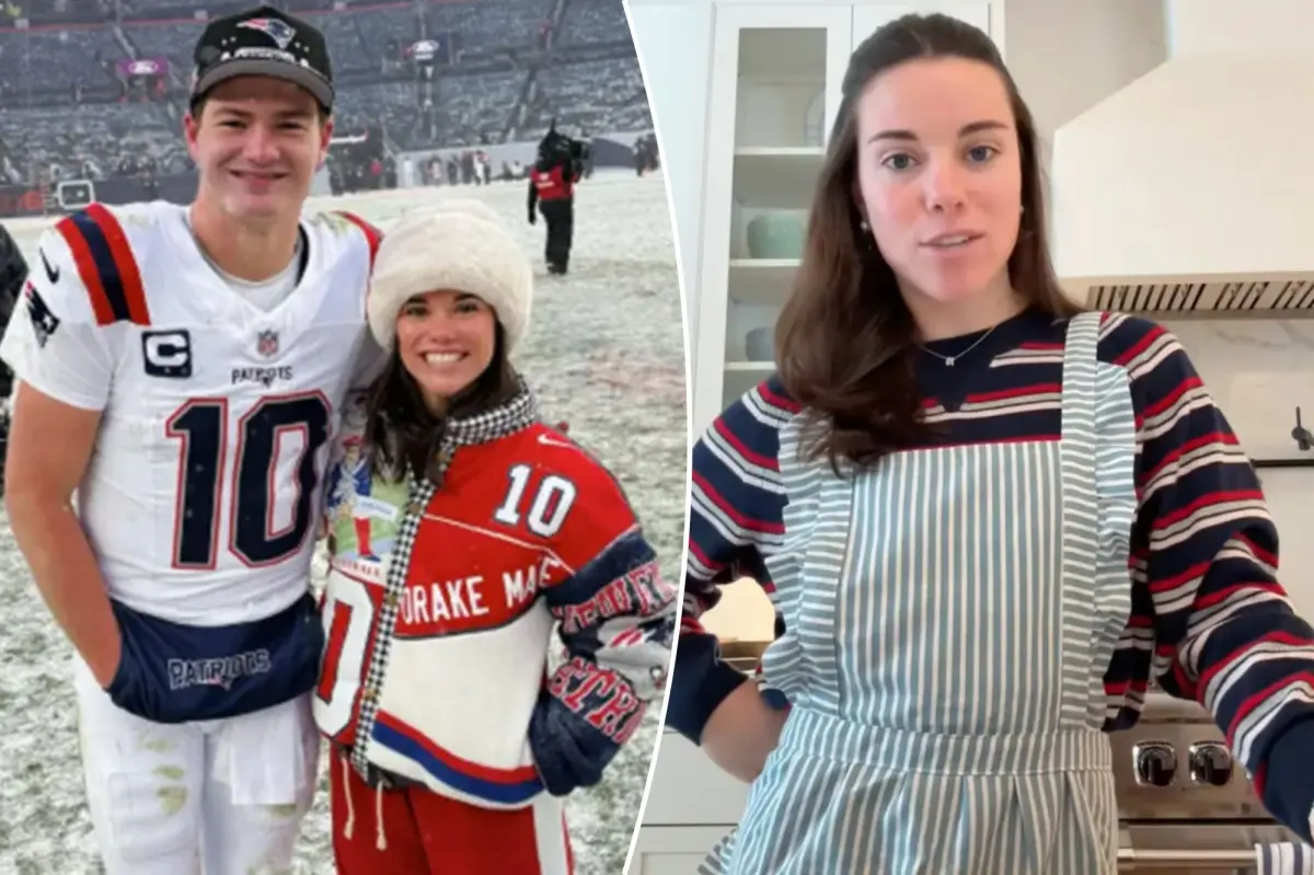 Who is the wife of Patriots quarterback Drake Maye, Ann Michael?