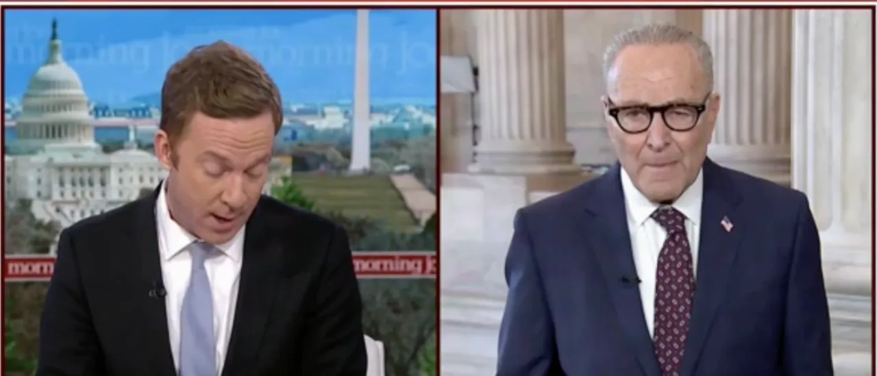 ‘Morning Joe’ Host Tells Chuck Schumer Americans Support Voter ID, But He Appears Unconcerned