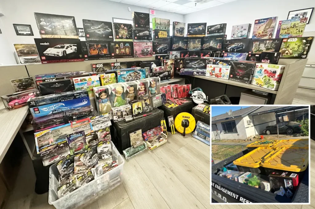 $10,000 worth of stolen LEGO and Hot Wheels found in Southern California toy theft operation