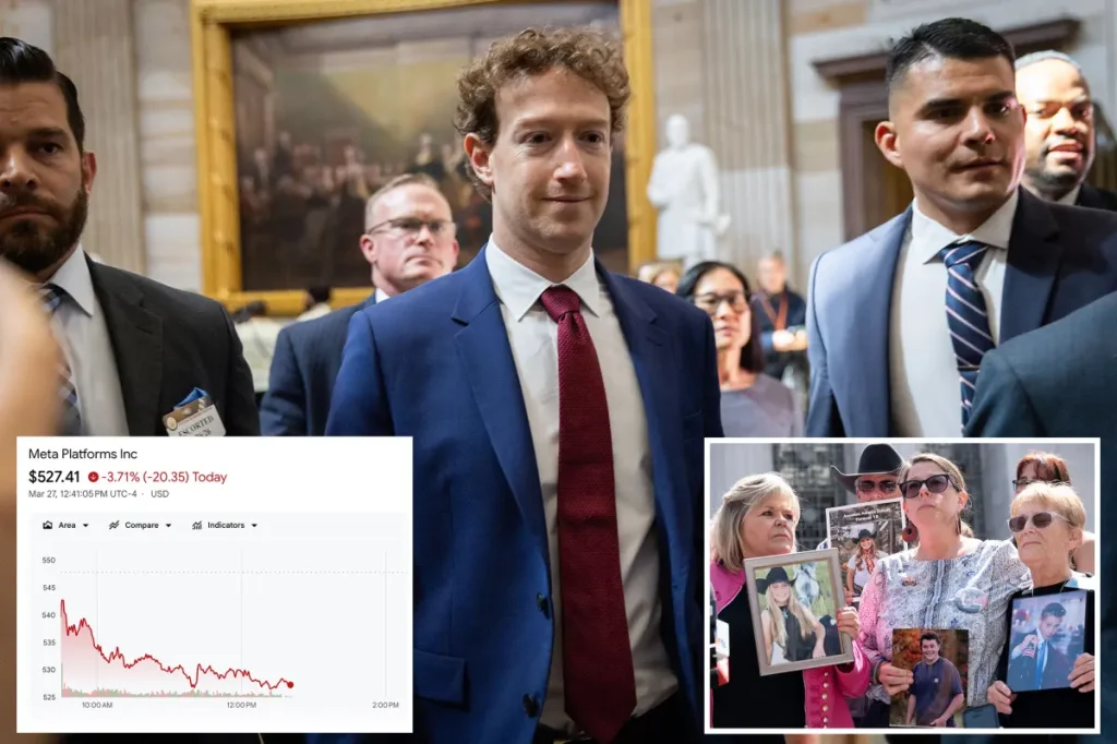 $20B wiped from Mark Zuckerberg's wealth as Meta shares drop following consecutive court defeats