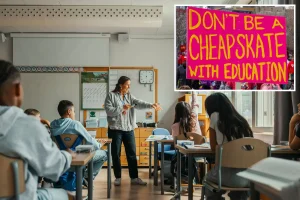 40% of teachers in California intend to leave their jobs in the next ten years