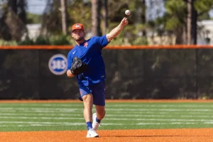 A.J. Minter said he felt he disappointed the team due to his injury with the Mets.