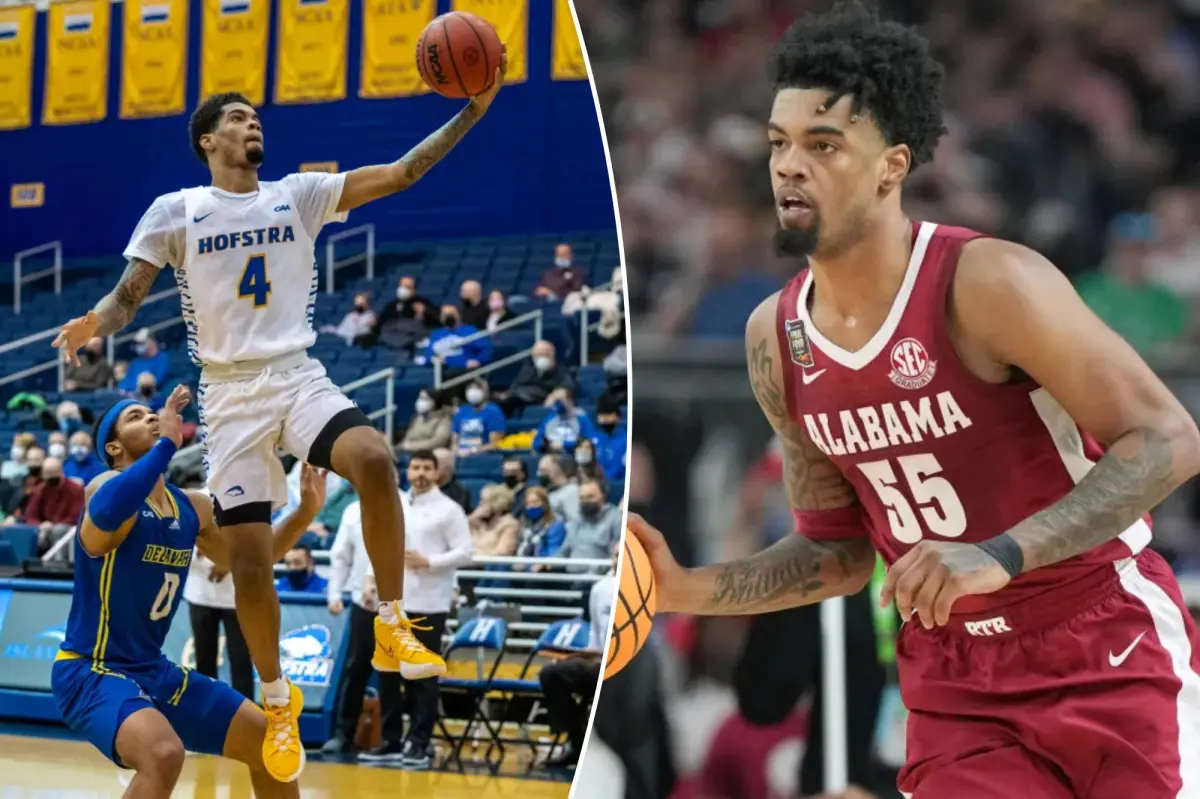 Aaron Estrada chooses a side in the Hofstra-Alabama March Madness game