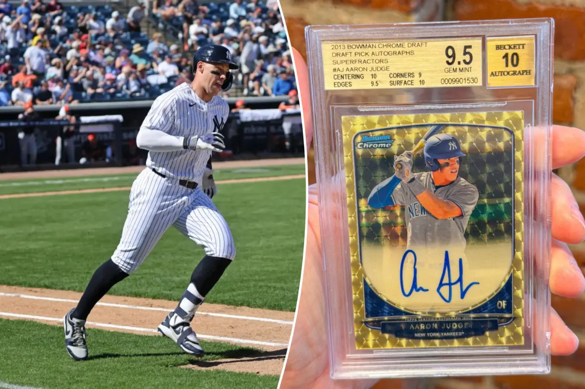 Aaron Judge card fetches a historic $5.2 million