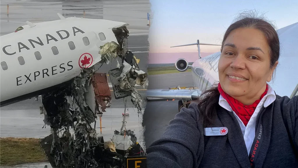 Air Canada flight attendant survives being ejected from plane in LaGuardia crash