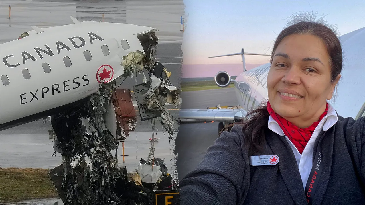 Air Canada flight attendant survives being ejected from plane in LaGuardia crash
