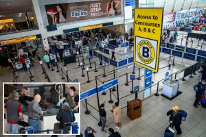 Airport delays improve as TSA staff receive pay, but the shutdown persists