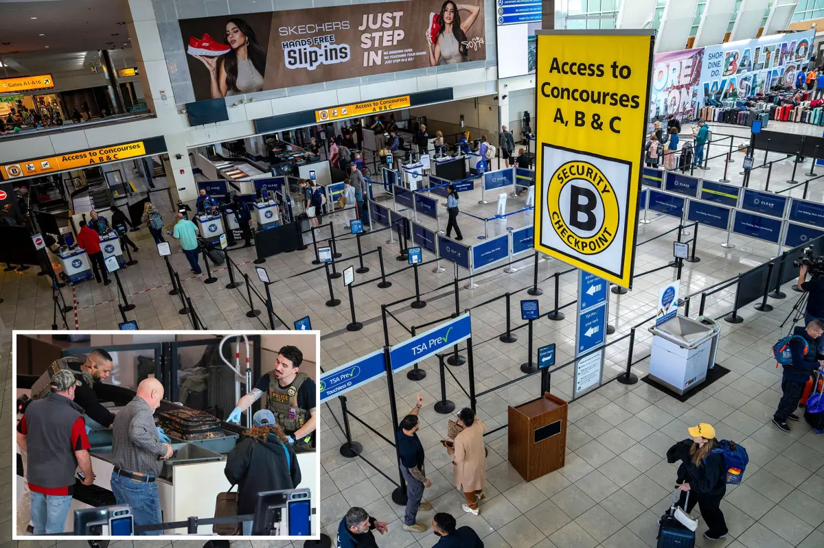 Airport delays improve as TSA staff receive pay, but the shutdown persists