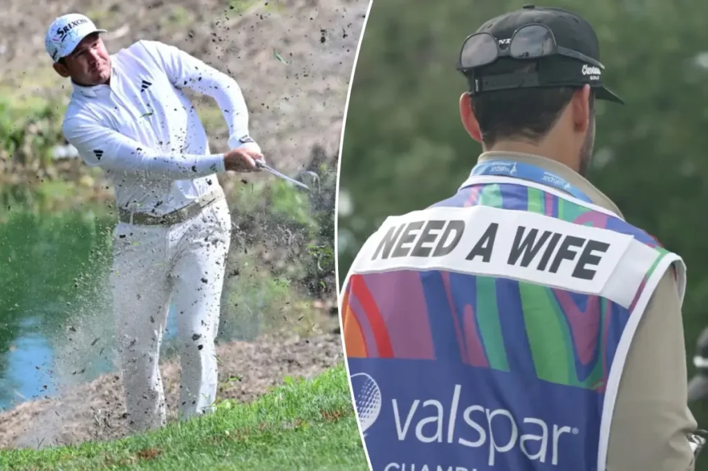 Alejandro Tosti takes a daring step in his search for a partner at the Valspar Championship
