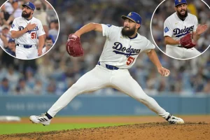 Alex Veisa from the Dodgers pays tribute to his daughter with personalized gloves