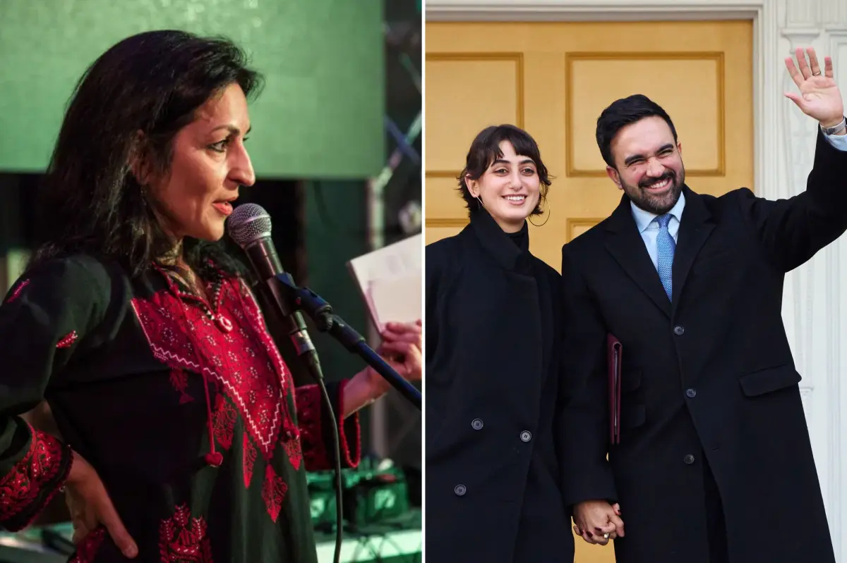 Anti-Israel activist who referred to Jews as 'cockroaches' has several connections to the Mamdani family.