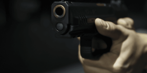 Armed woman handled the situation when a man broke into her home, entered her bedroom, and refused to go.