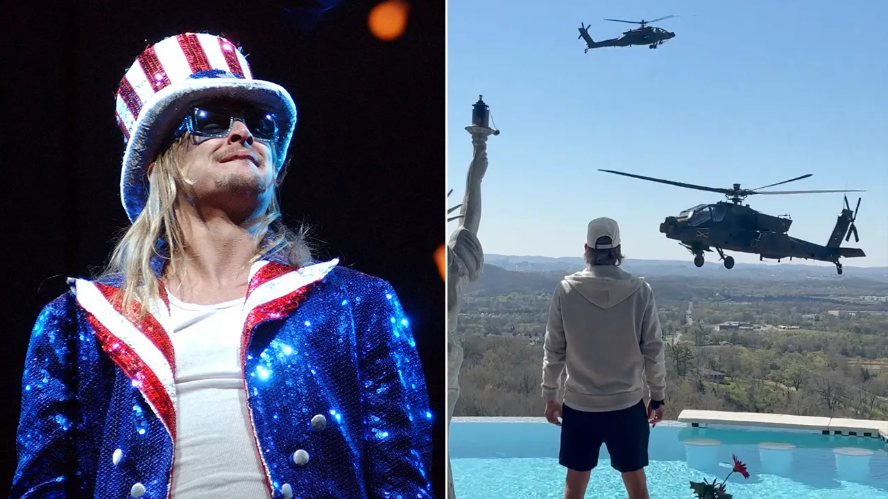 Army grounds crew following helicopter flight over Kid Rock's Nashville residence