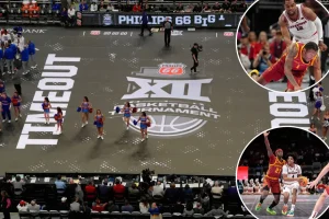 Big 12 moving away from LED glass court after Christian Anderson’s injury