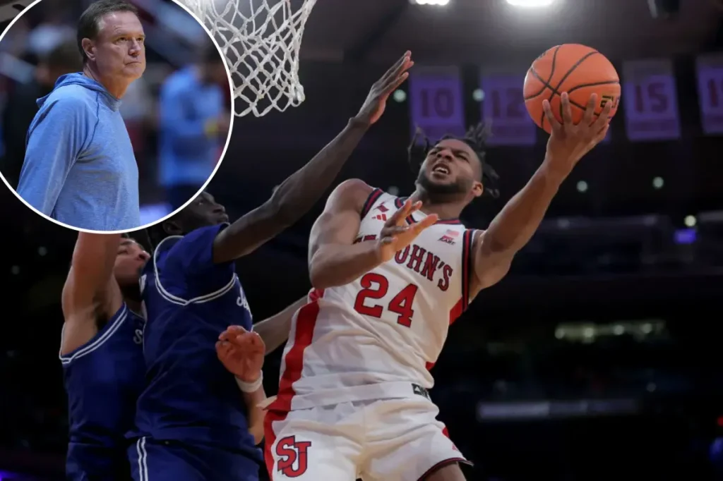 Bill Self from Kansas advocates for St. John's standout Zuby Ejiofor as an All-American