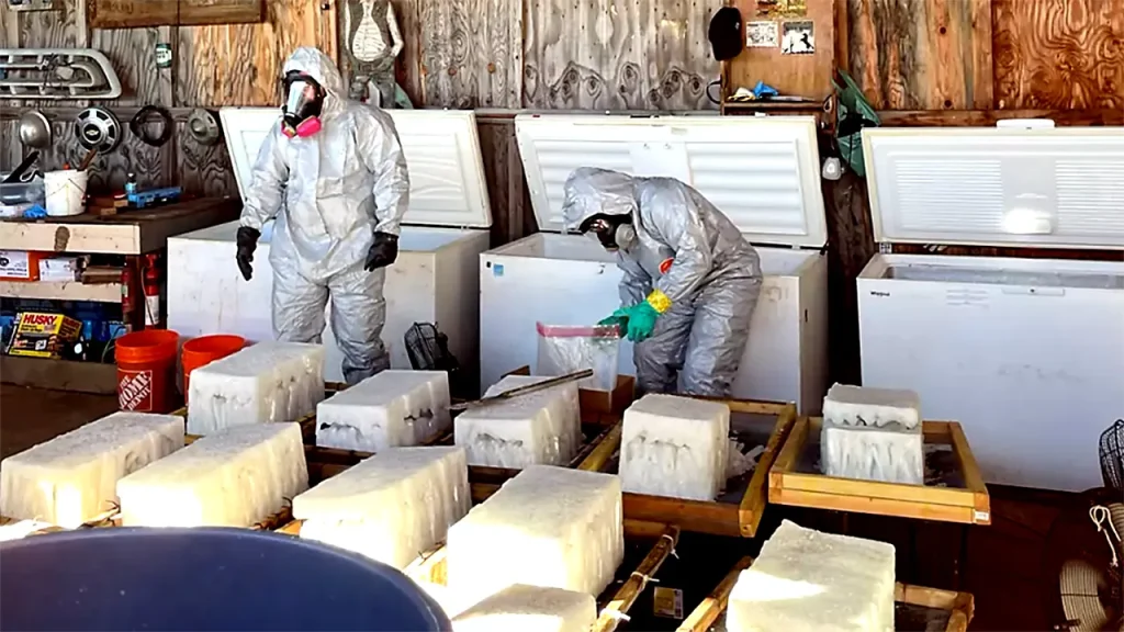 Bondi claims undocumented immigrants operated hidden meth lab taken in California