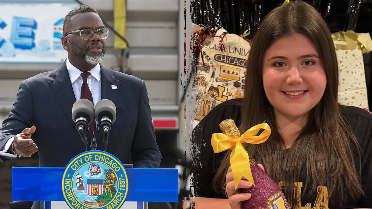 Brandon Johnson states that the violence against immigrants must stop as Sheridan Gorman is laid to rest.