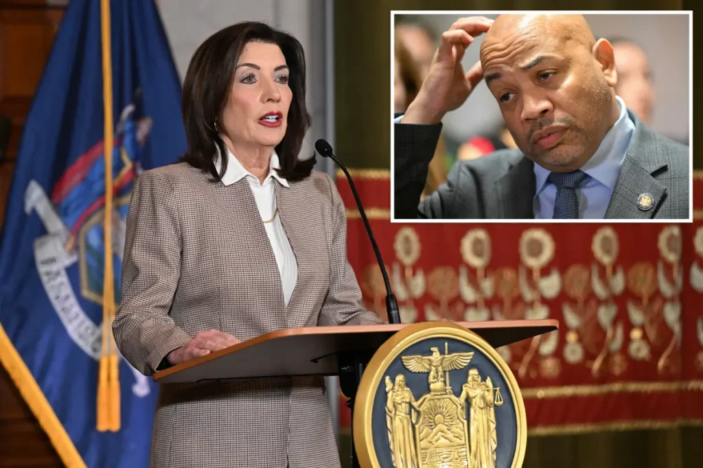 Bronx residents in Assembly Speaker Heastie's area express frustration over rising utility costs as Democrats resist Hochul's adjustments to the climate law aimed at saving money.