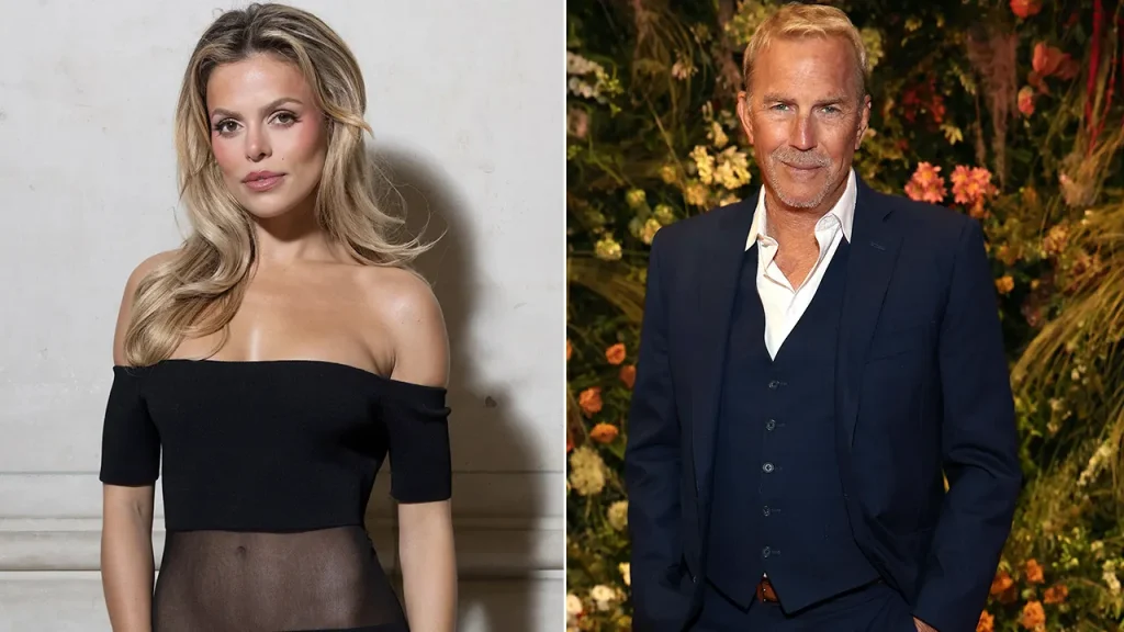 Brooks Nader addresses rumors of a romance with Kevin Costner following Vegas pictures.