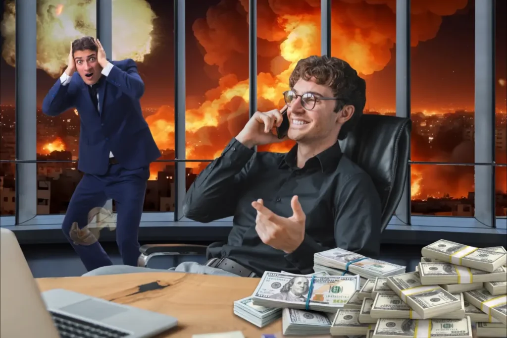 Business remains active in the Persian Gulf despite ongoing bombings, according to sources.