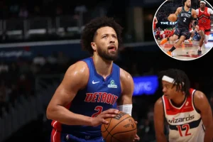Cade Cunningham of the Pistons suffers from a surprising collapsed lung injury