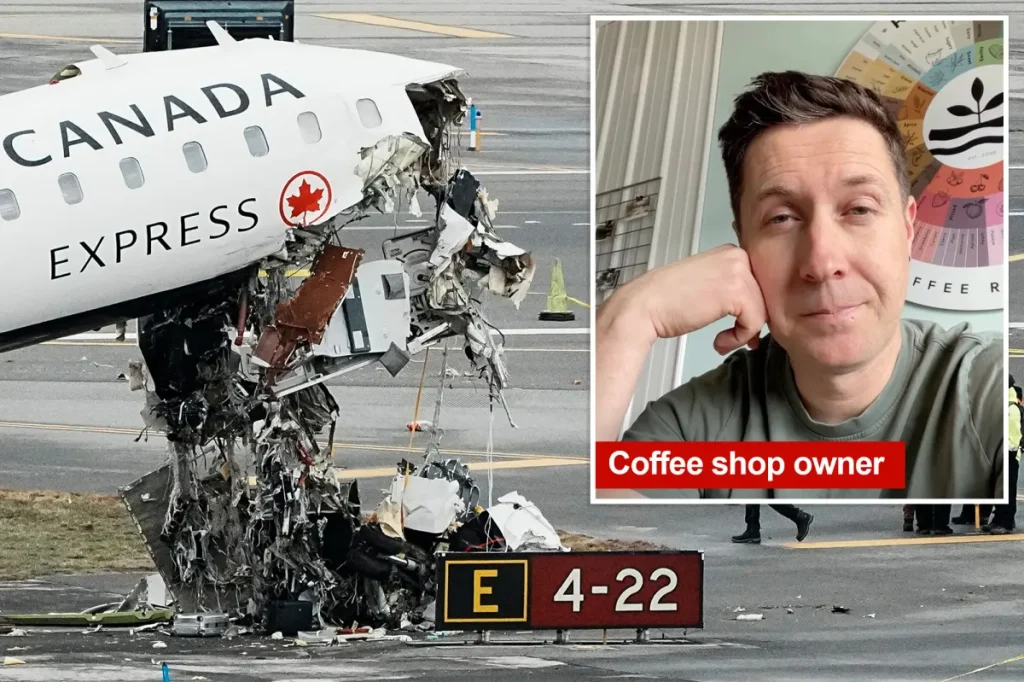 Cafe owner in Toronto attempted to text Air Canada pilot Mackenzie Gunther following the LaGuardia plane crash