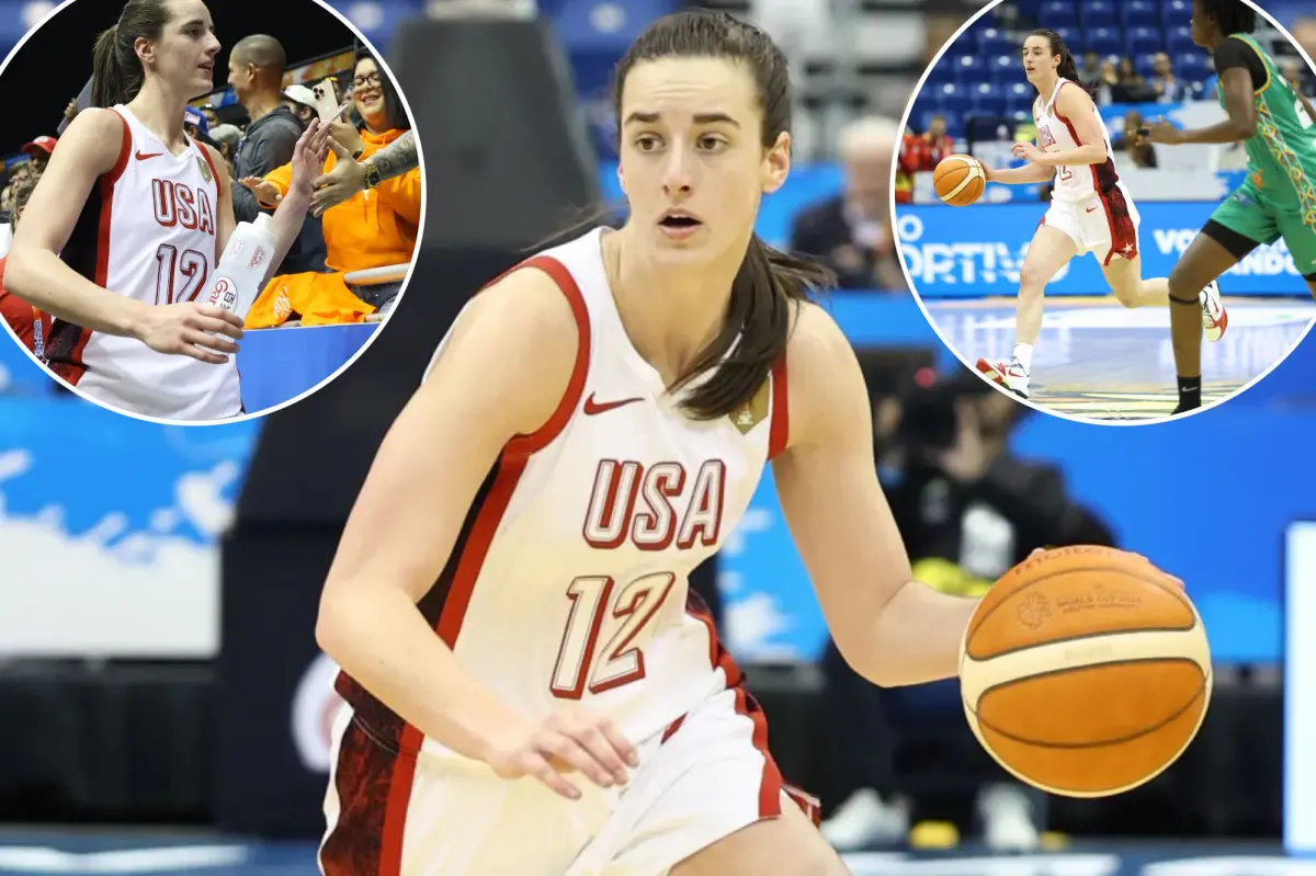 Caitlin Clark impresses in her first game with the USA basketball senior team