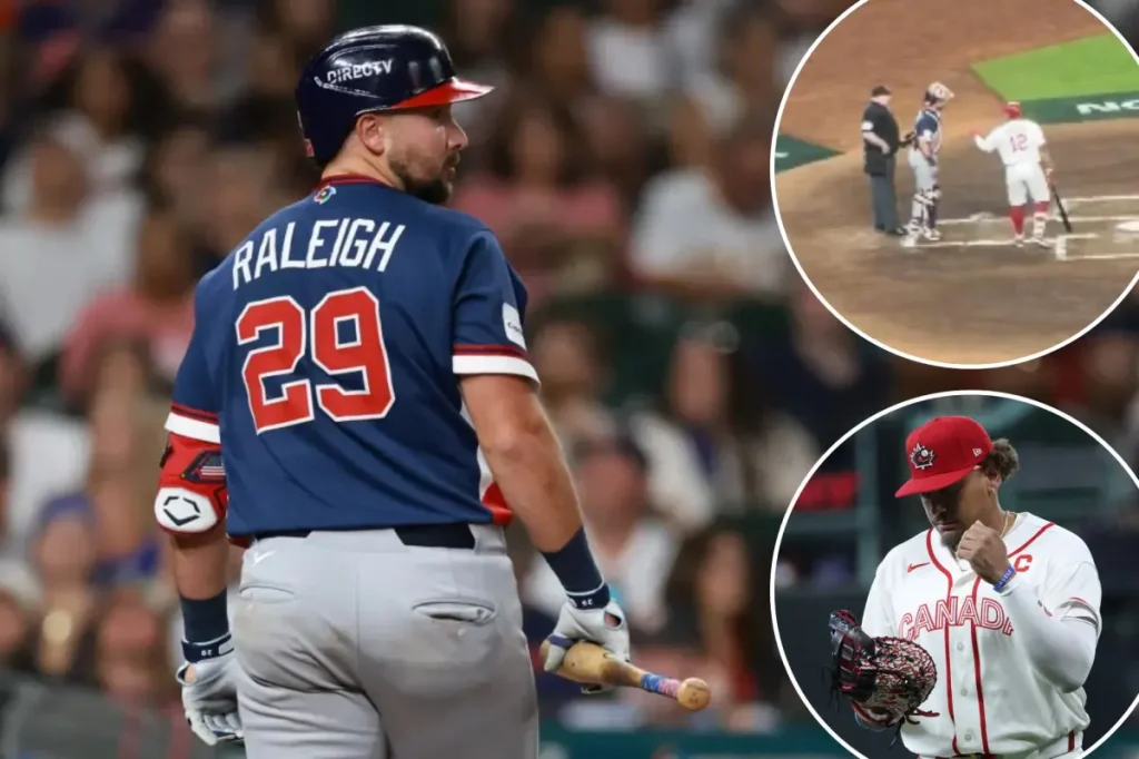 Cal Raleigh's interaction with Josh Naylor at the World Baseball Classic has an unexpected element.