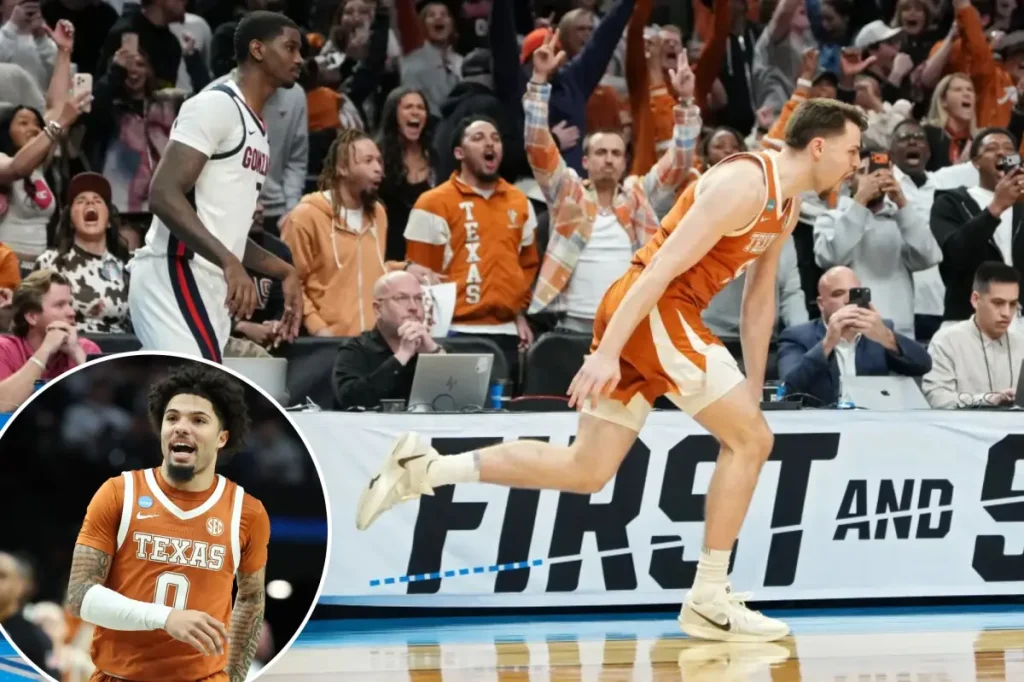 Camden Heide's unexpected 3-pointer leads Texas to victory over Gonzaga