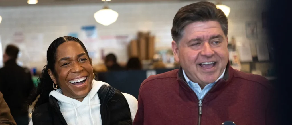 Candidate Supported by JB Pritzker Who Ran 'F*ck Trump' Ad Wins Democratic Senate Primary